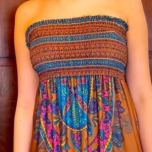 A long dress that goes down to your ankles